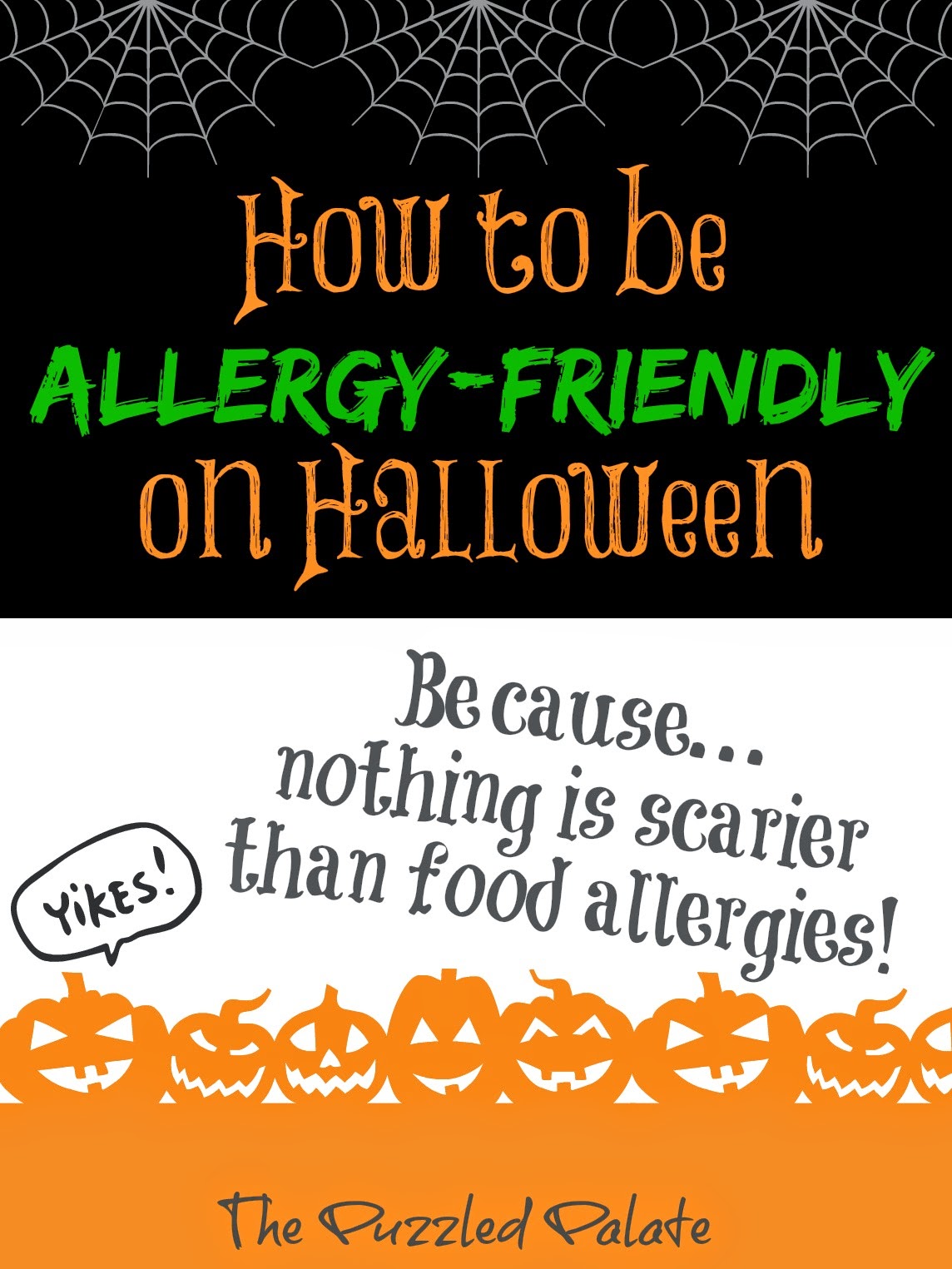 The Puzzled Palate How to be allergyfriendly on Halloween *Free Printable