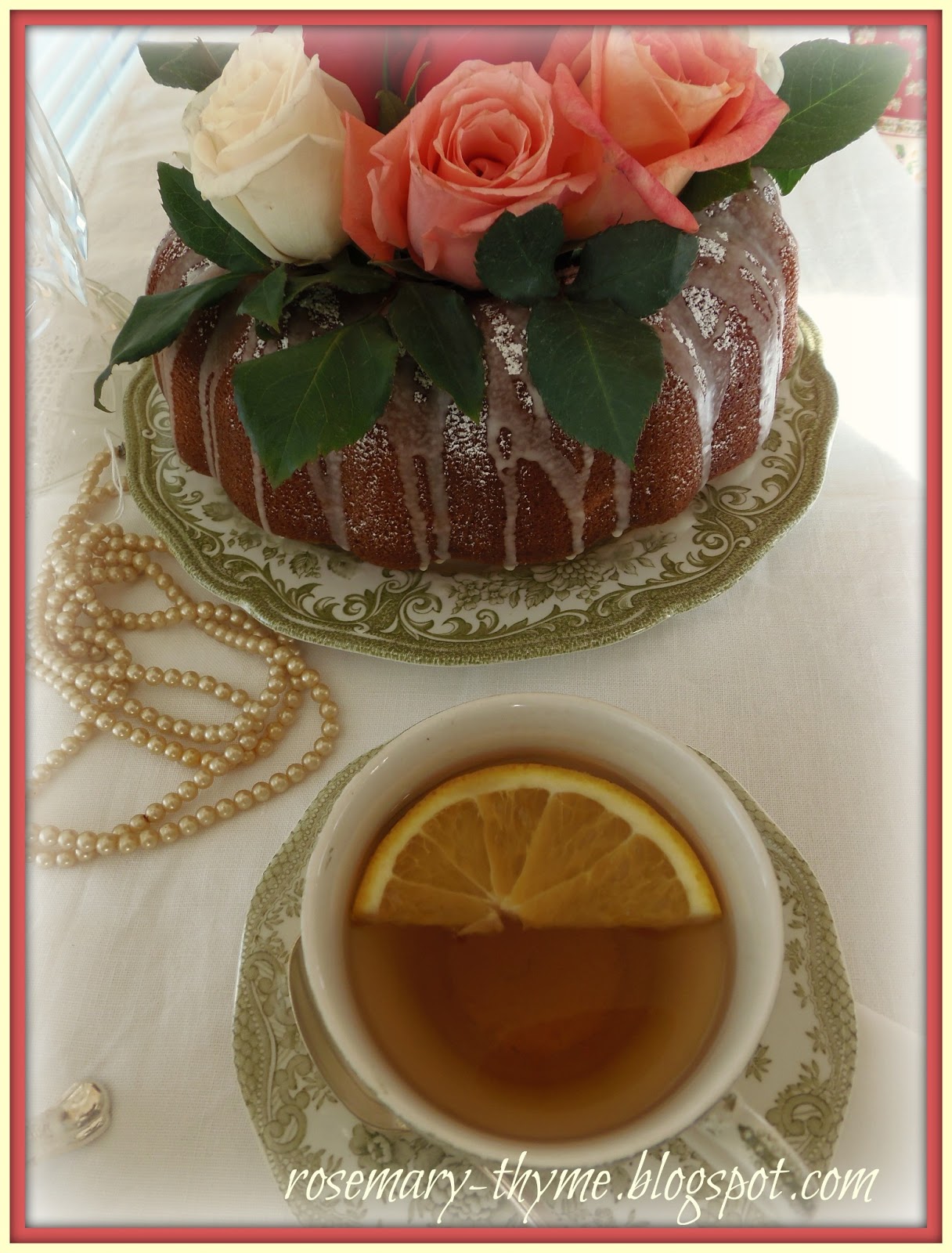 Orange Sour Cream Pound Cake