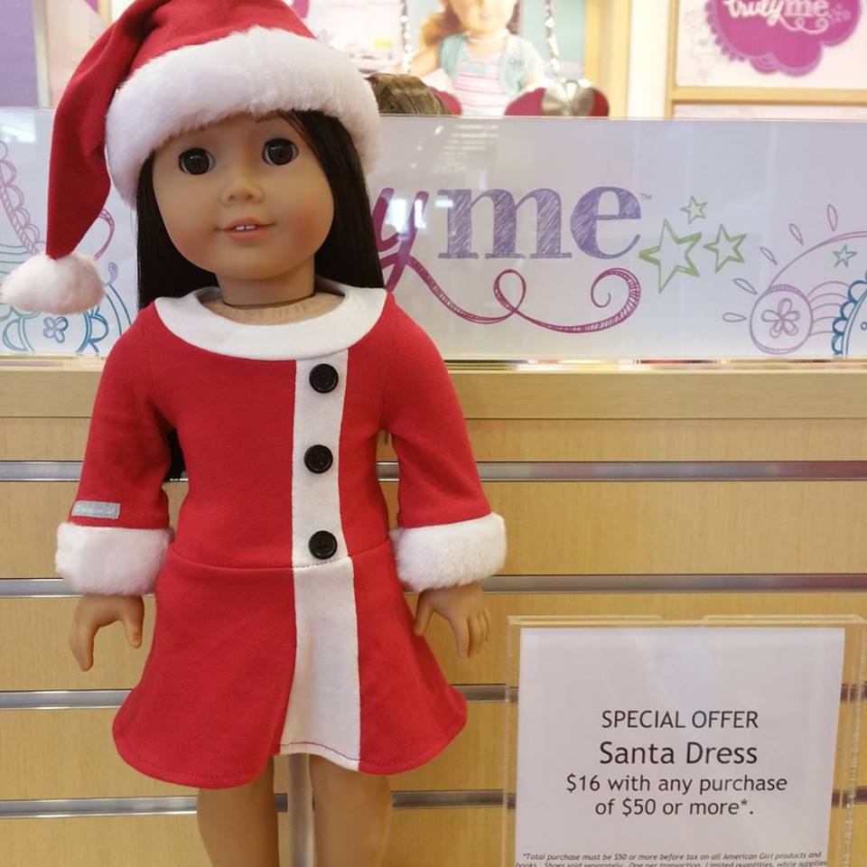 american girl santa dress