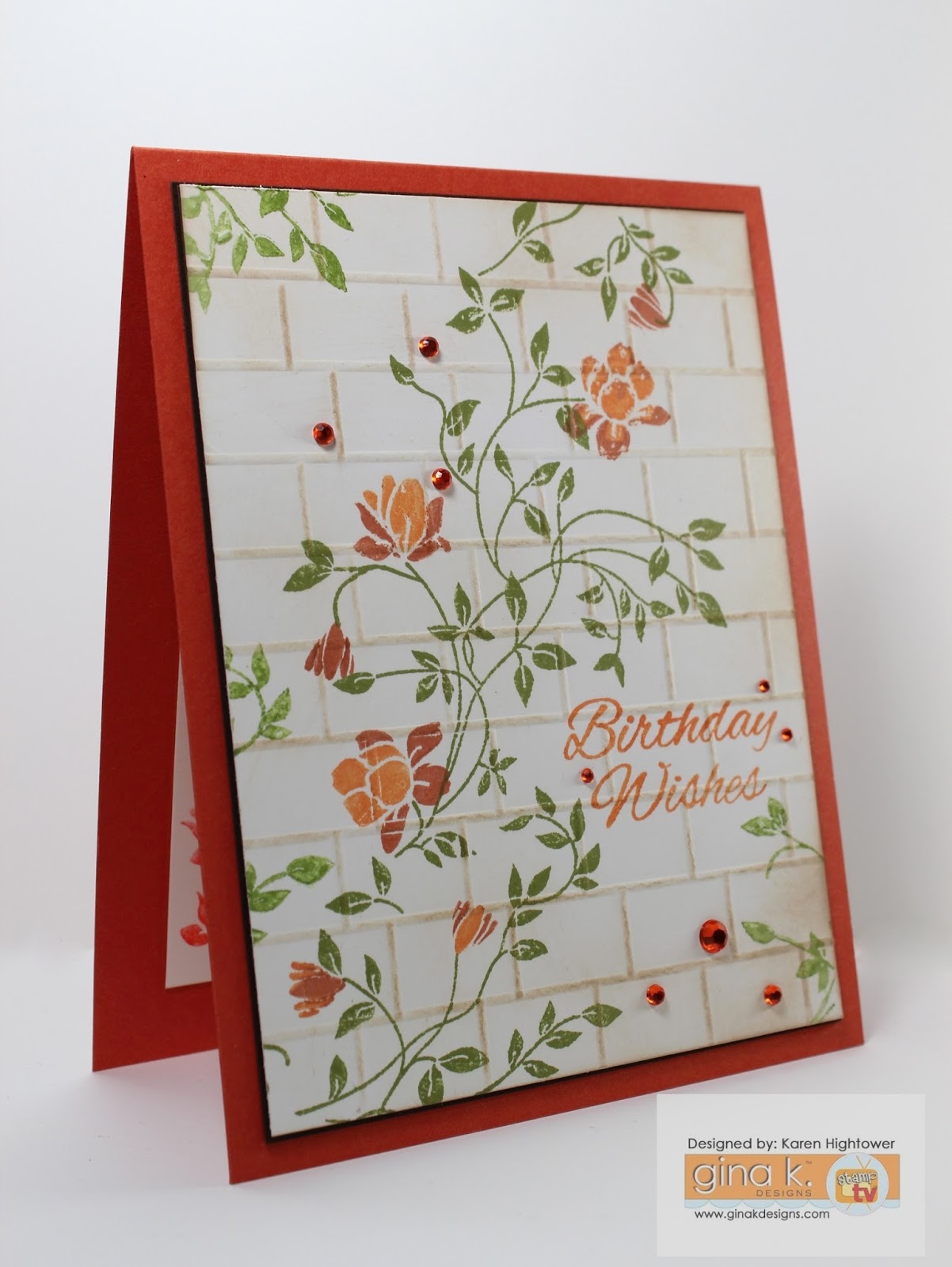 Karen's Creative Mess******* Gina K Designs September Inspirational Blog Hop Day 3!!!