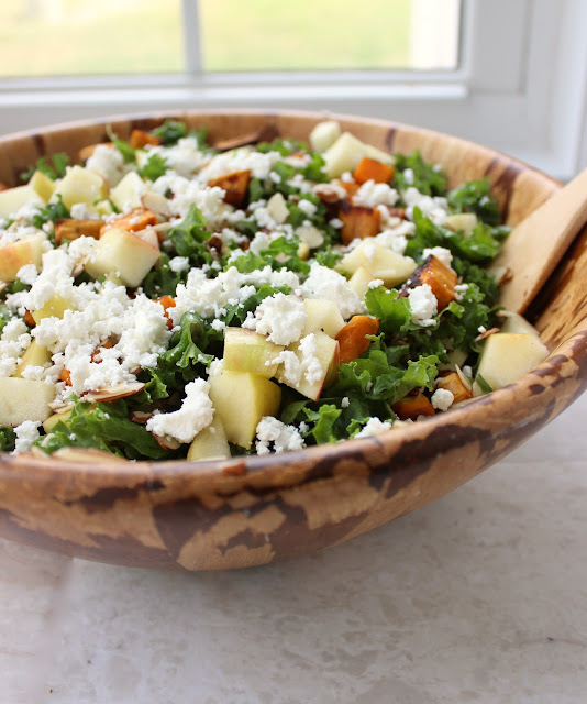 Stew or a Story Kale Salad with Wild Rice, Sweet potatoes, Apples