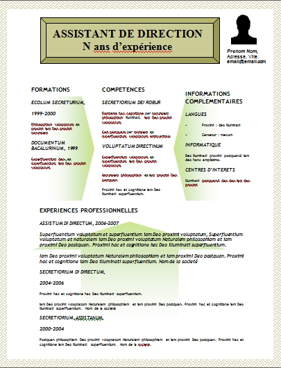 cv gratuit maroc