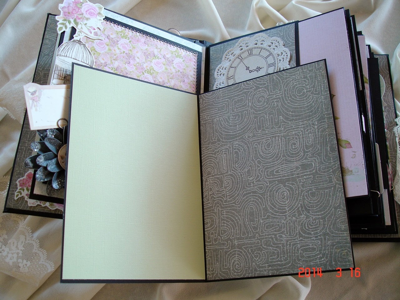 Scrapbooking by Phyllis Premade Vintage Scrapbook Album