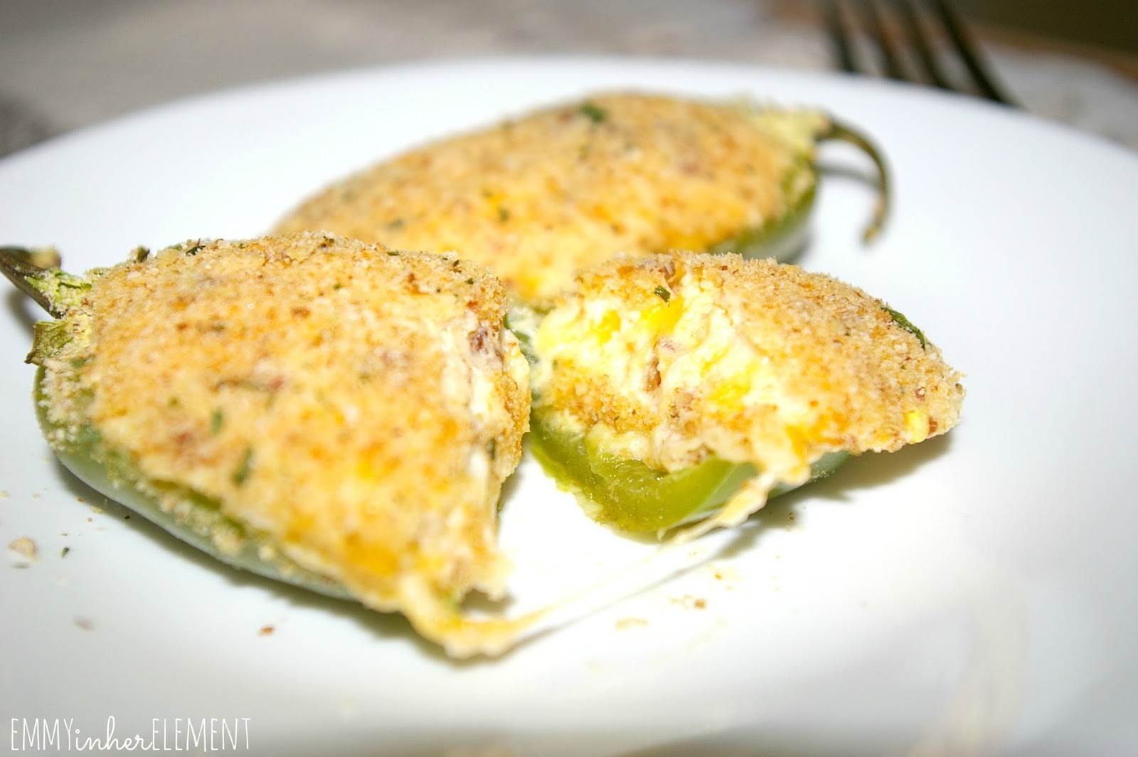 Emmy in her Element 3 Cheese Jalapeno Poppers