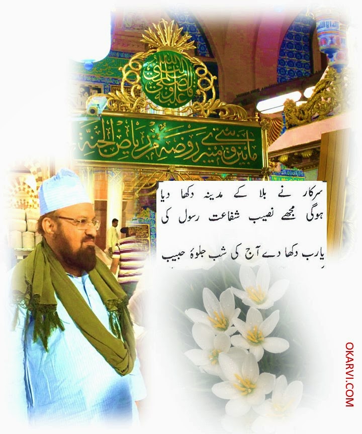 madinah shareef visit allama kokab noorani okarvi