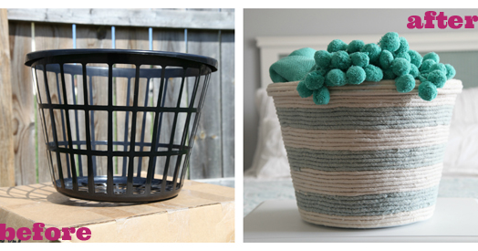 DIY: cesto para almacenaje . La Garbatella diseño de interiores