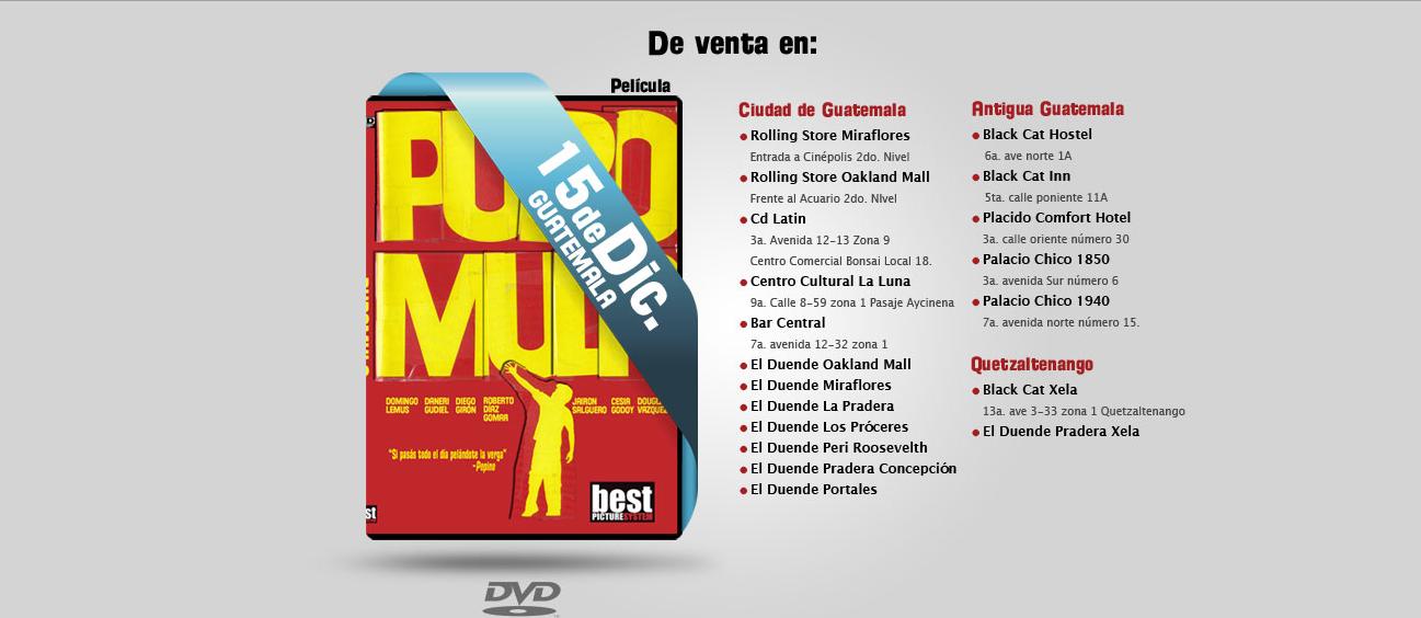 Regala en estas fiestas "Puro Mula" Hacer Cine en Guatemala