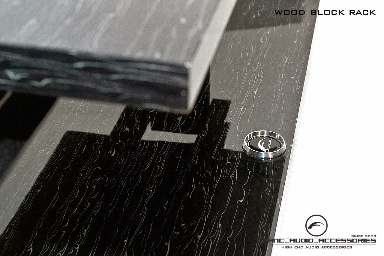 Franc Audio Accessories wood block audio rack NEW M & S Ultimate