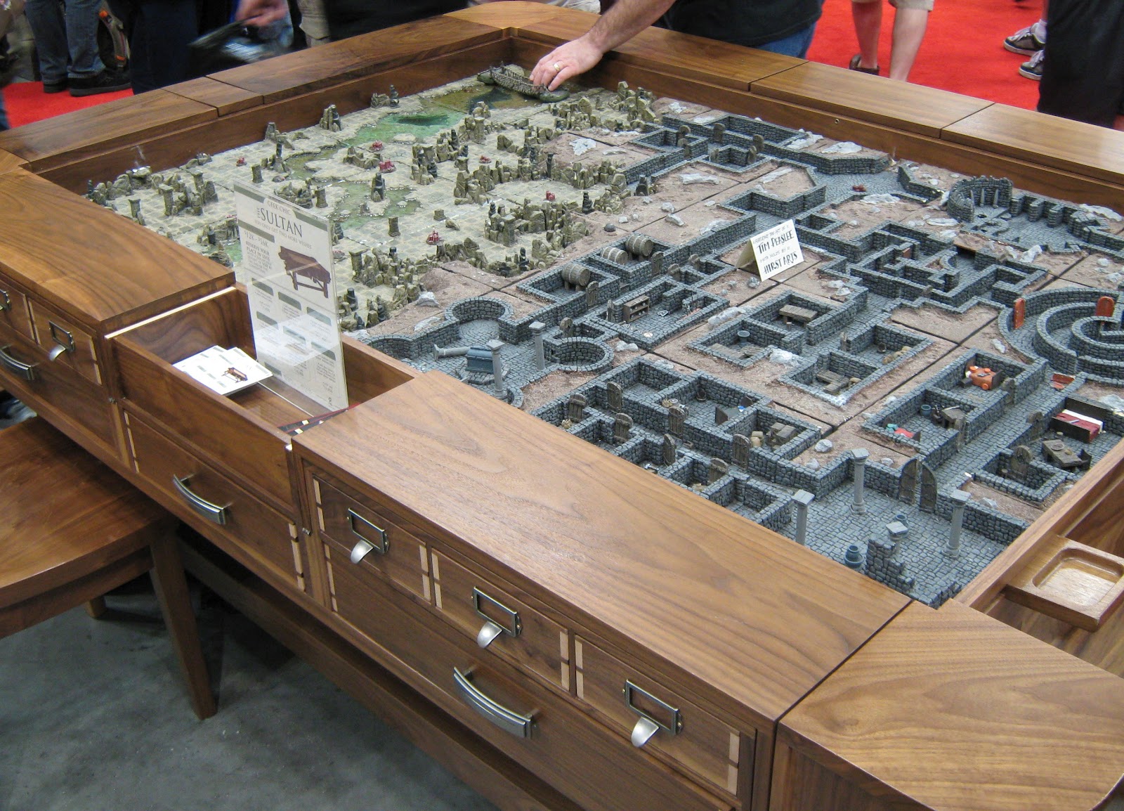 Kevin's Miniatures & Hobby Table August 2012