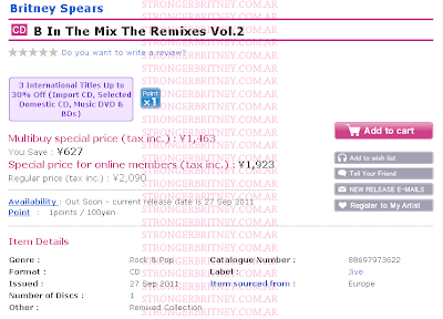 B In The Mix The Remixes Vol. 2 à venda dia 27 de Setembro? B+in+the+mix