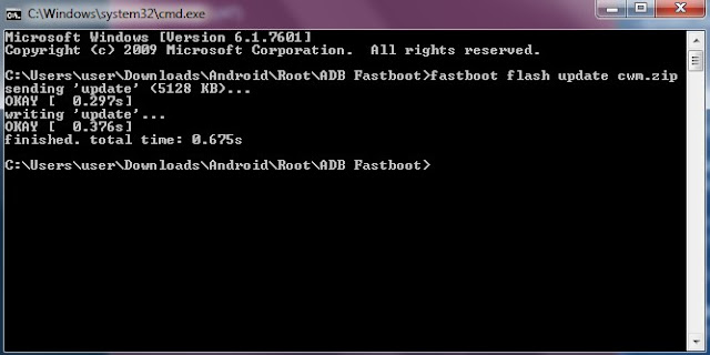 Fastboot Flash Update CWM Asus Zenfone 4