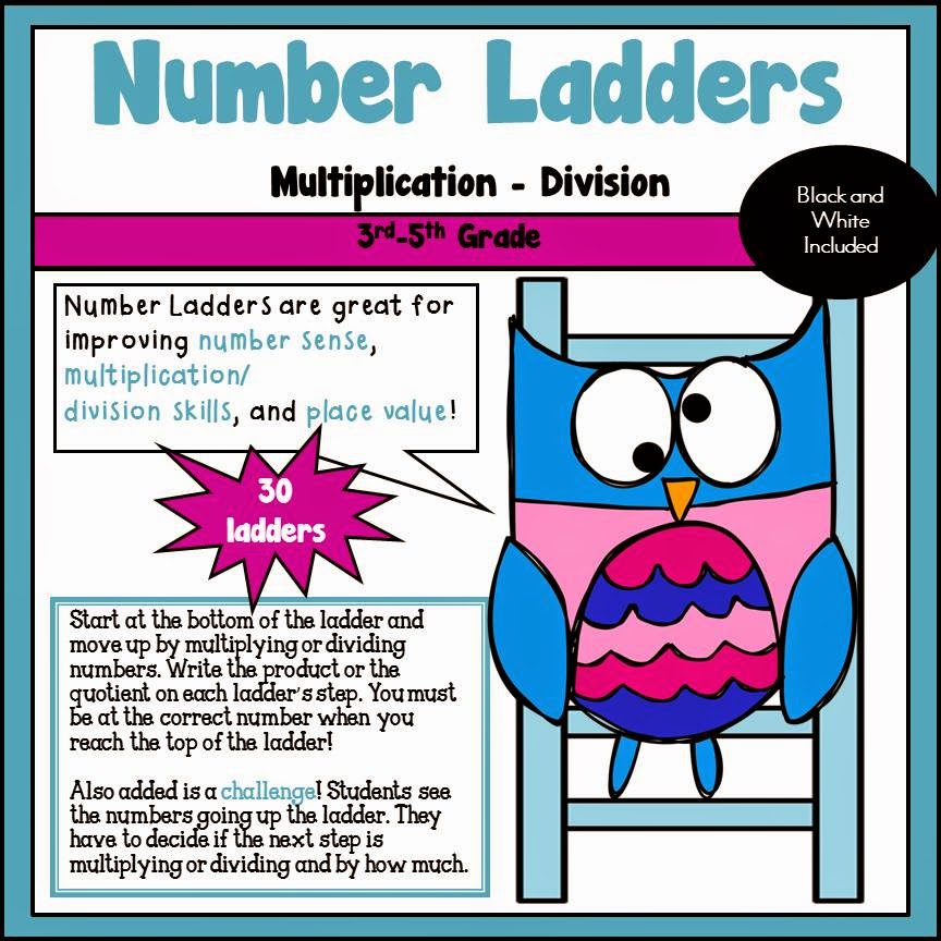 Teacher's TakeOut Number Ladders