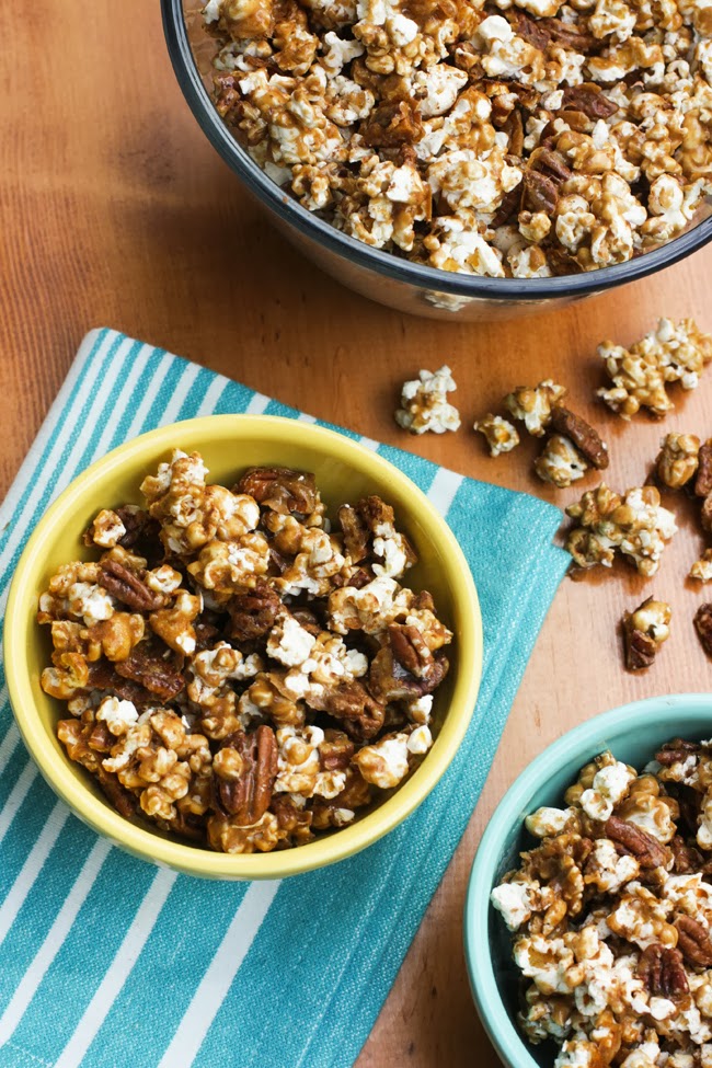 Amanda k. by the Bay Pumpkin Spice Caramel Corn with Pecans