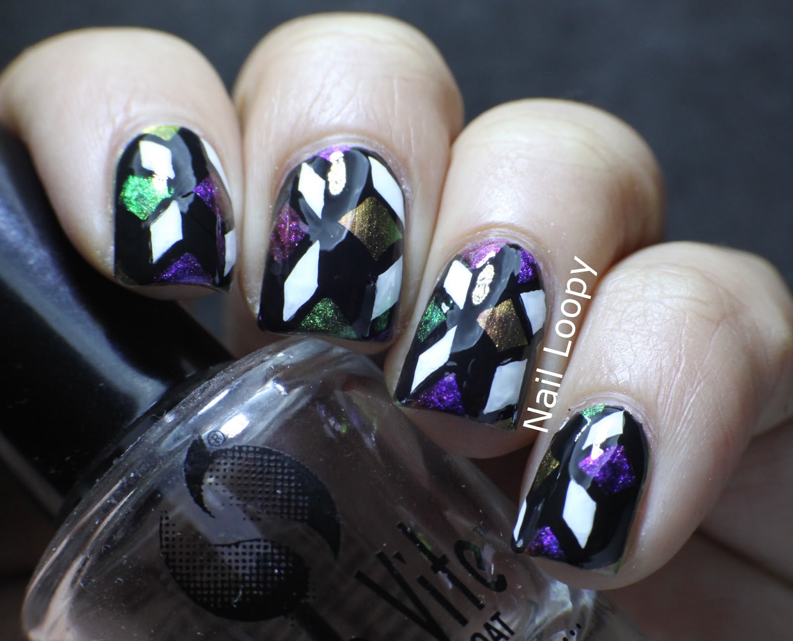nail loopy ILNP MULTICHROME 3D CUBE NAIL ART