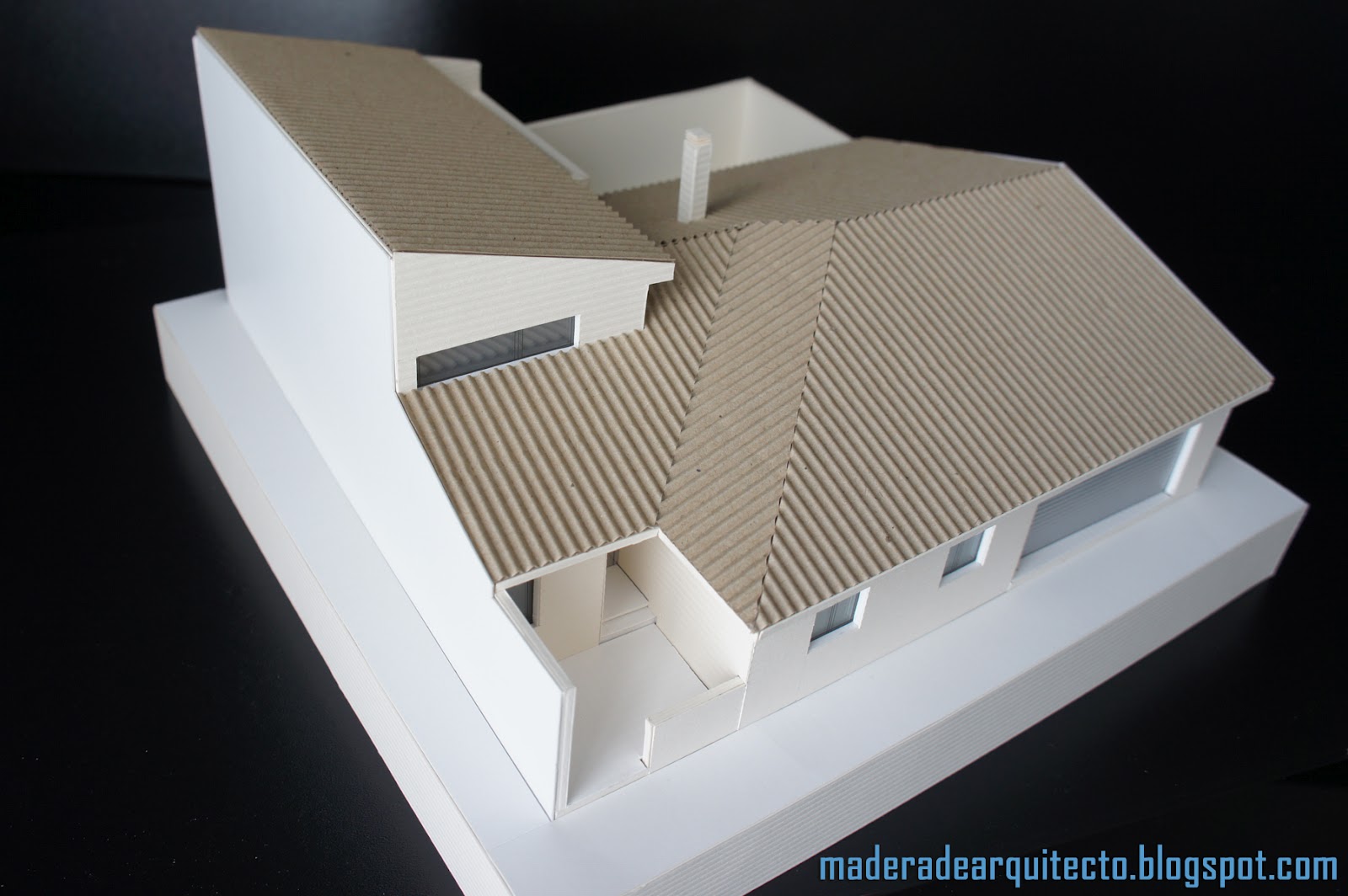 madera de arquitecto - taller de maquetas: Maqueta. Vivienda