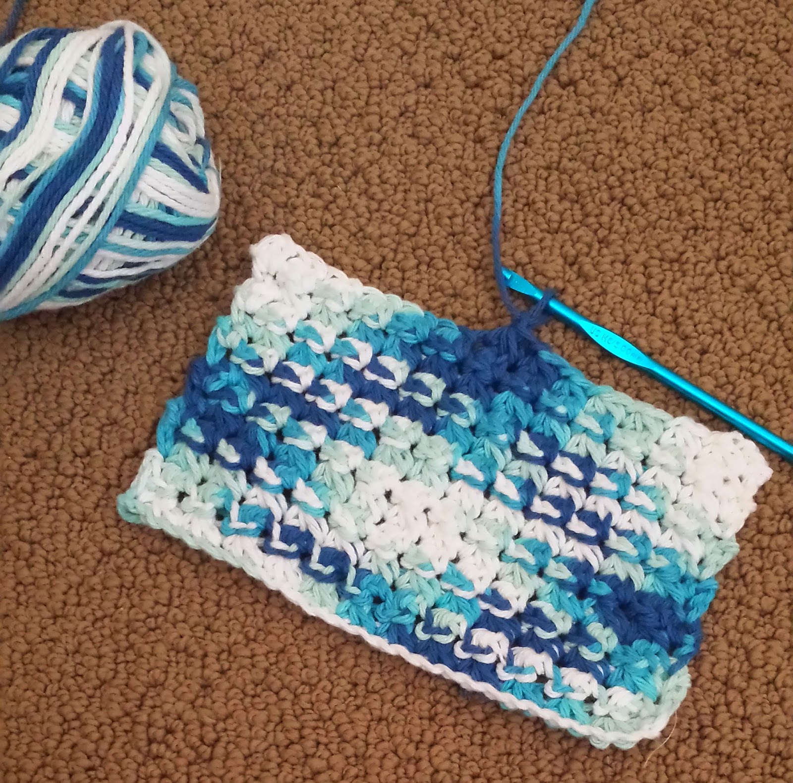 Quilting Blog Cactus Needle Quilts, Fabric and More Crocheted Dishcloth