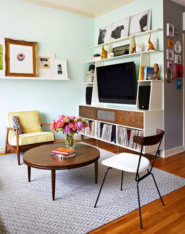 15 Functional living room shelving ideas and units.