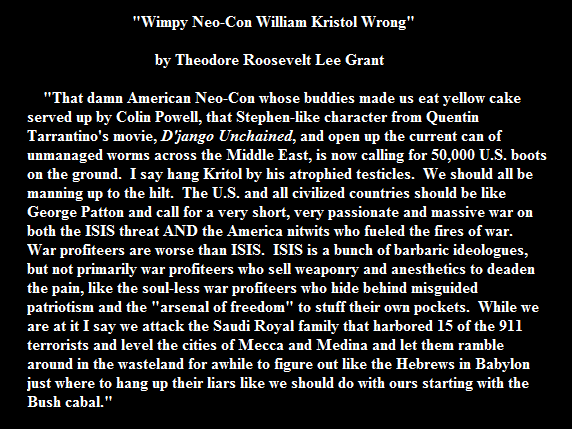 WILLIAM KRISTOL WIMP