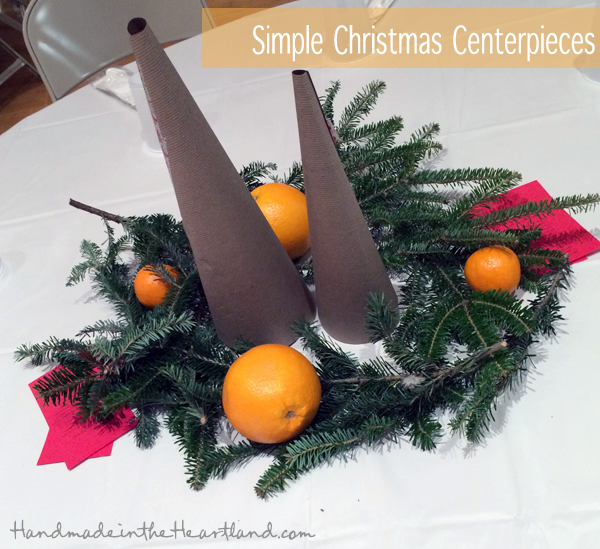 Simple Christmas Centerpieces
