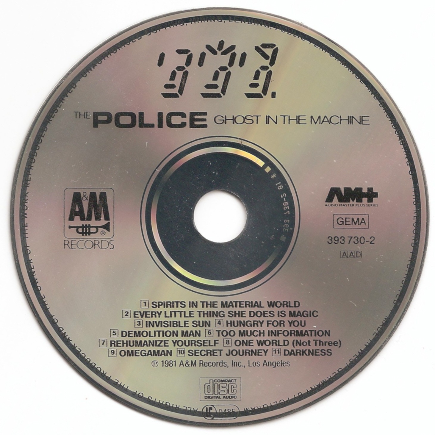 The Police Ghost In The Machine Rar
