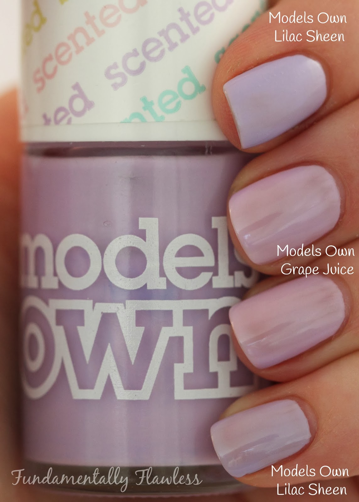 Models Own HyperGel Lilac Sheen vs Models Own Fruit Pastels Grape Juice comparison