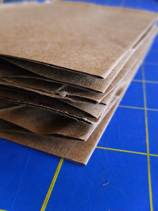 sketchy notions Paper Bag Notebook diy