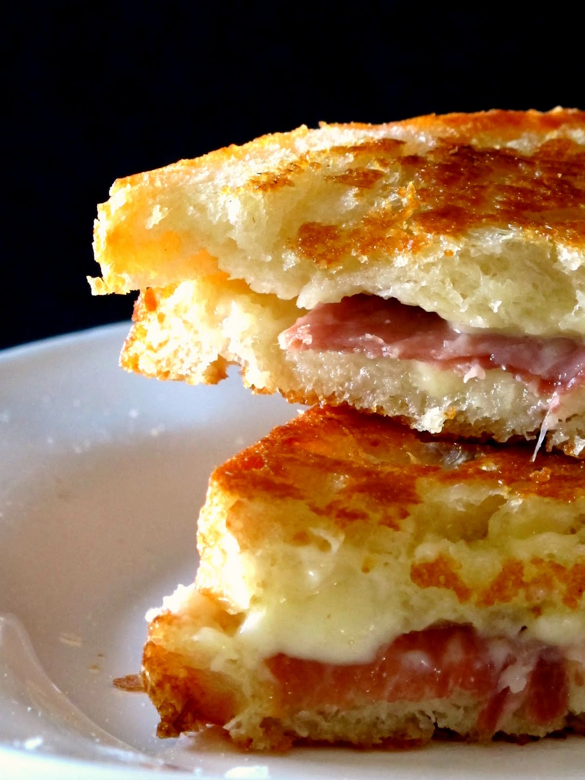 A Toast to Taste Grilled Cheese with Vermont Cheddar & Prosciutto