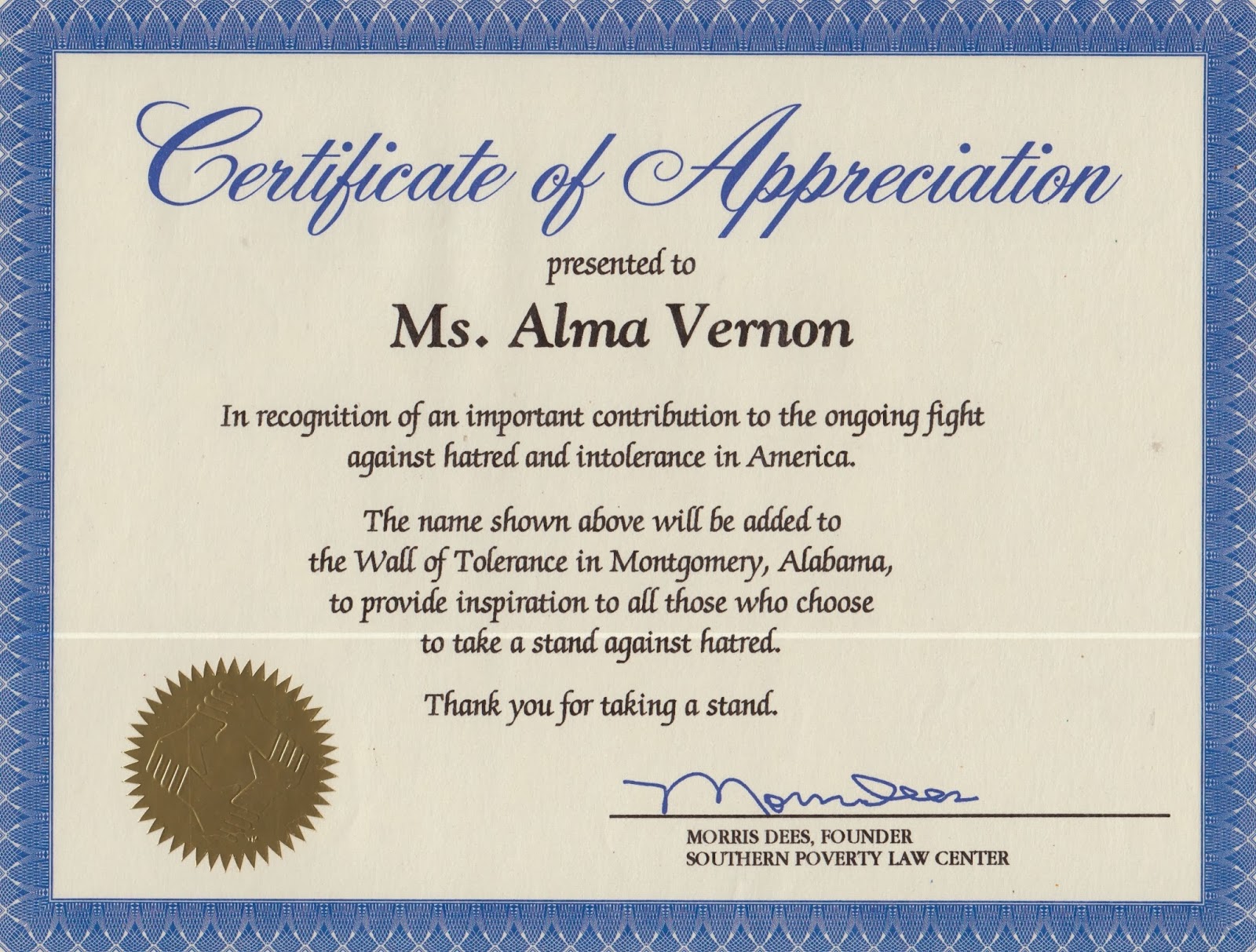 teacher appreciation certificate template