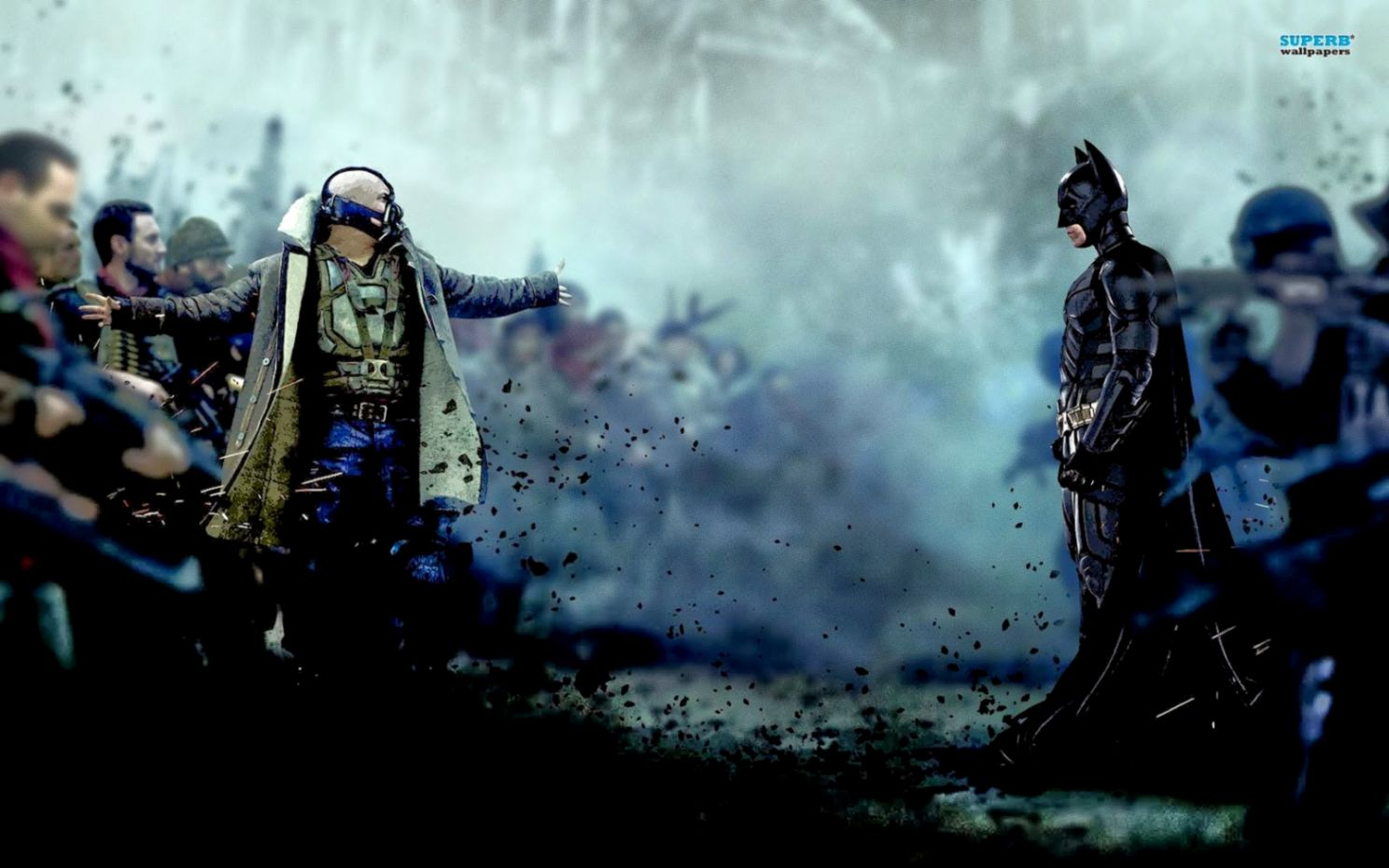 BANE AND BATMAN THE DARK KNIGHT RISES FREE WALLPAPERS batman hd BANE AND BATMAN THE DARK KNIGHT RISES FREE WALLPAPERS batman hd