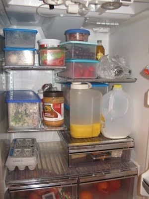 old fridge inside