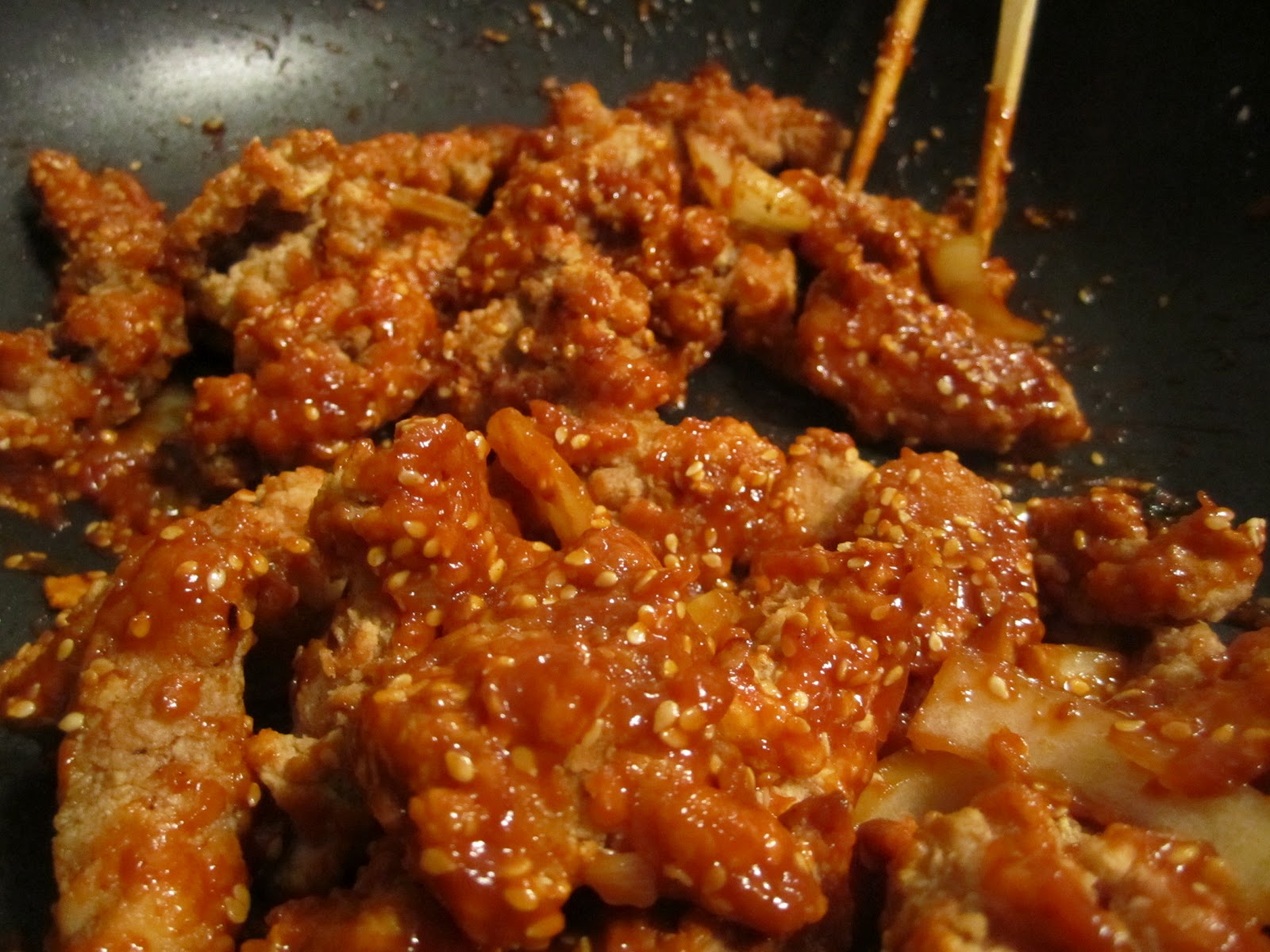 LettuceSpoon Tong dak Korean fried chicken