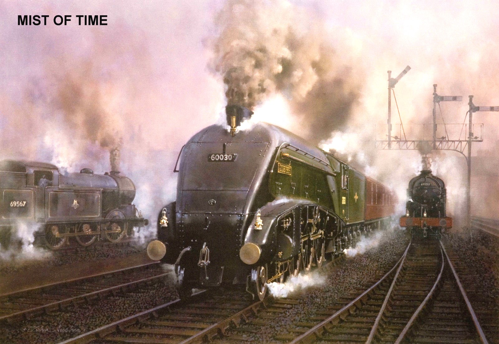 Steam Memories John Austin another good railway artist Steam engine's