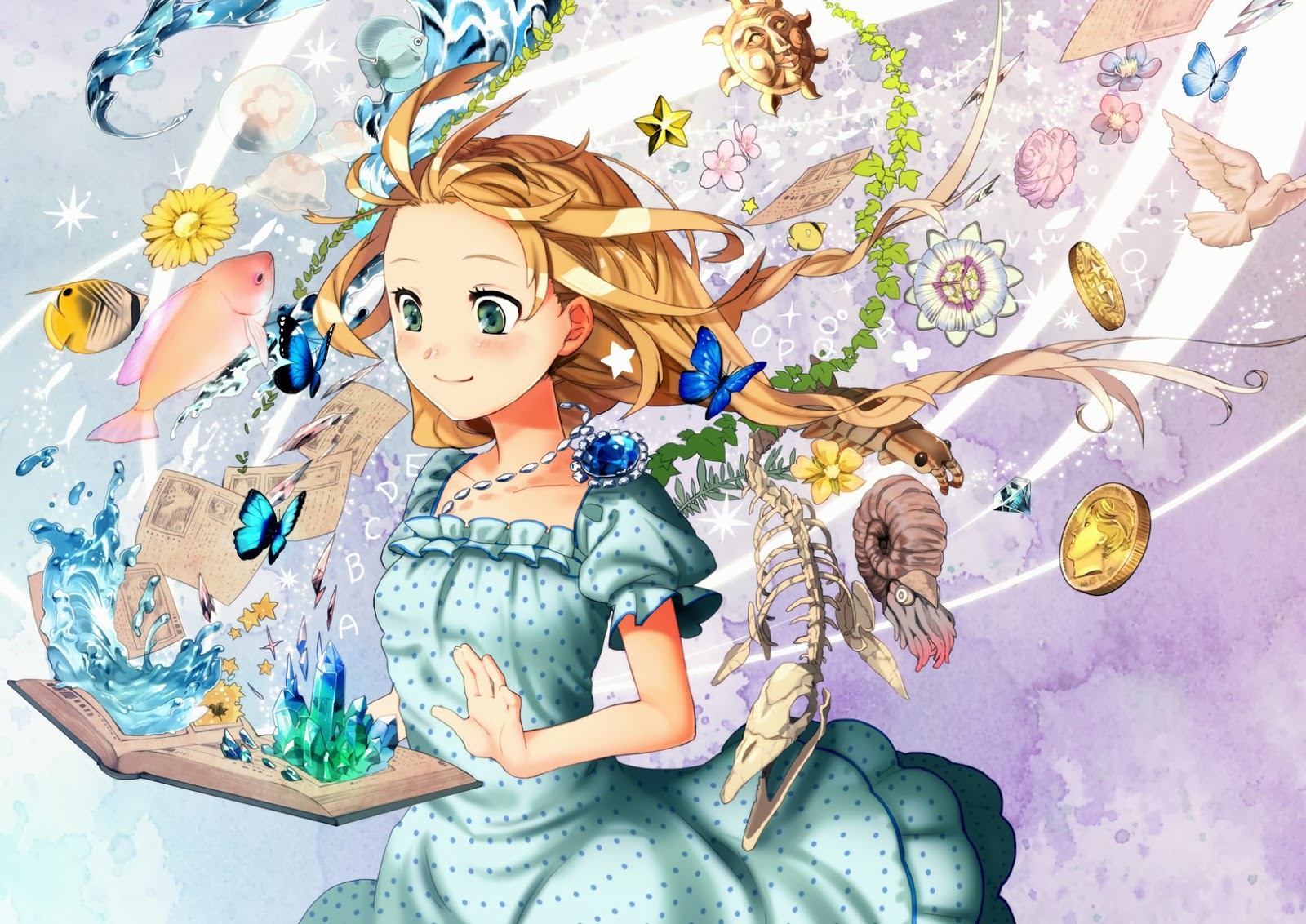 Alice In Wonderland Anime Girl Wallpaper By Kotetu Mangaka