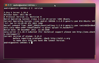 Ubuntu 12.04 xorg version