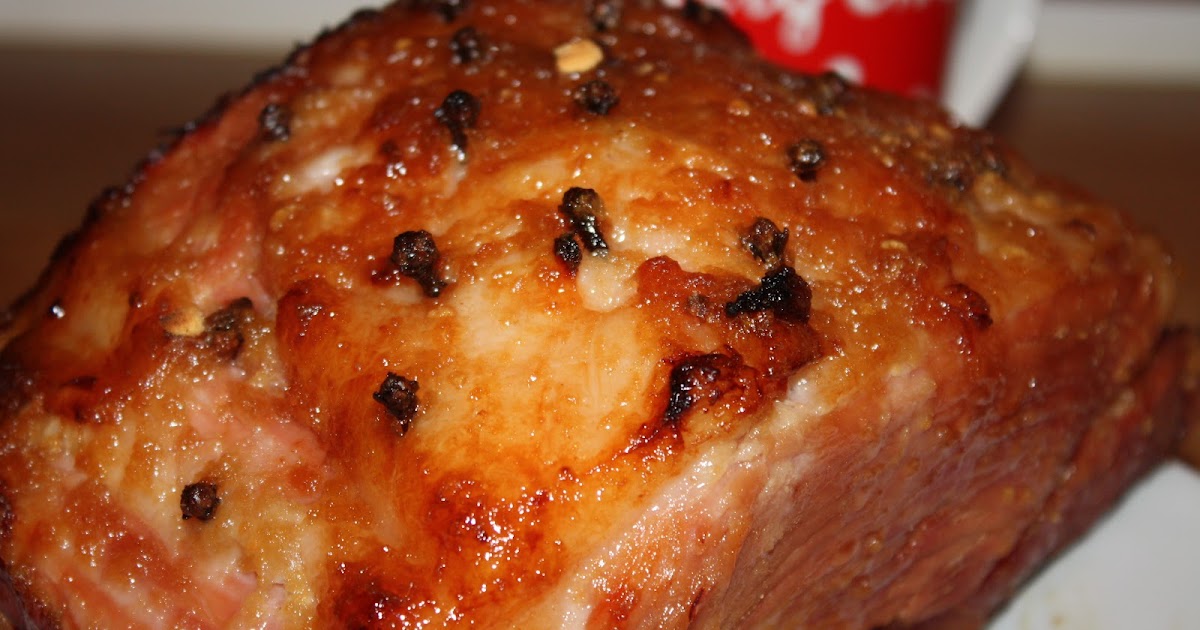 At Home with Mrs M! Ham in Ginger Ale with a Maple Glaze