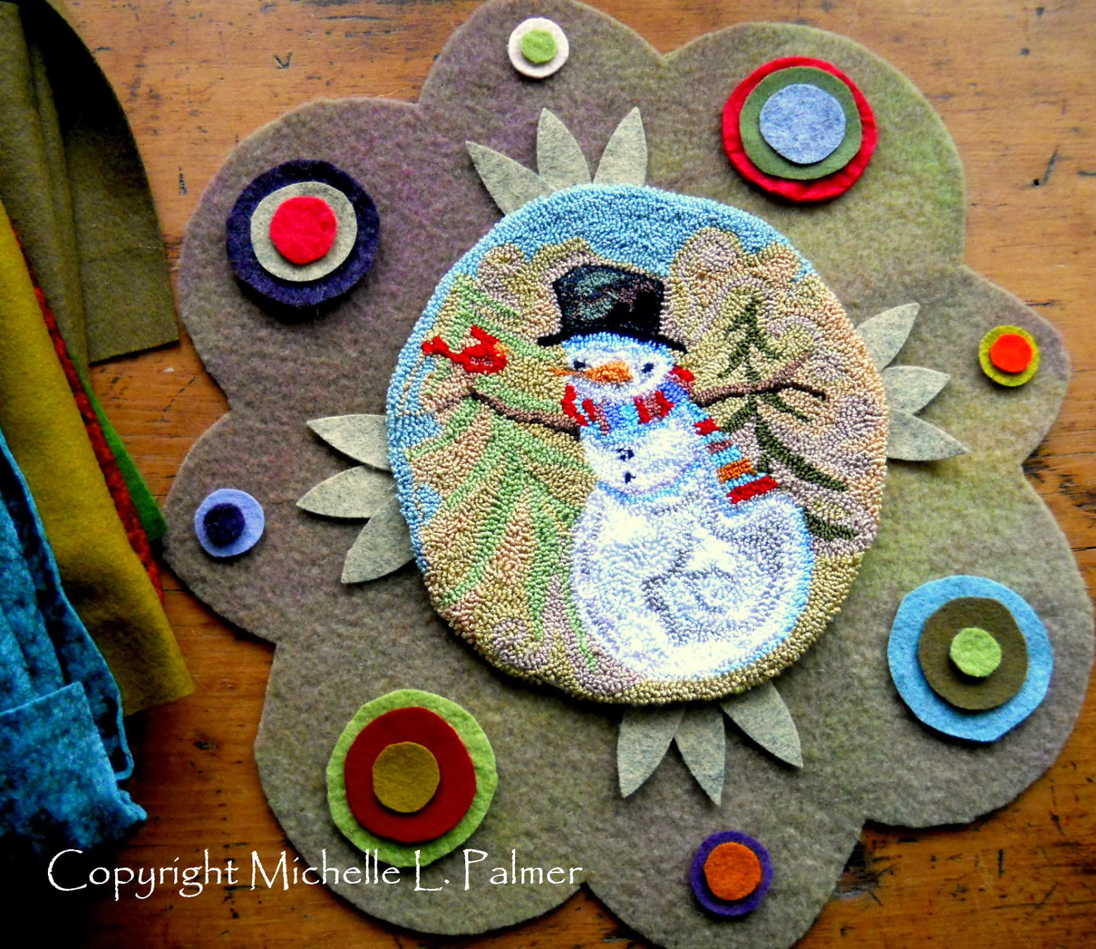 Michelle Palmer Punch needle play...