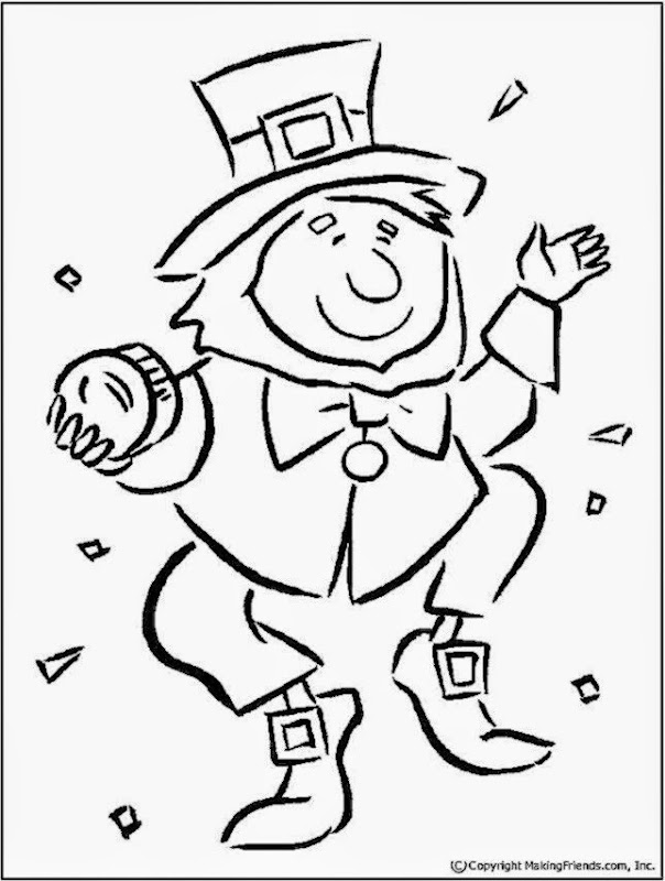 Leprechaun To Color leprechaun pictures to color