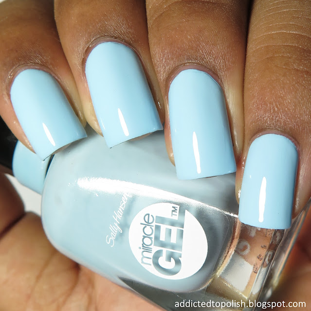 sally hansen miracle gel blue hue