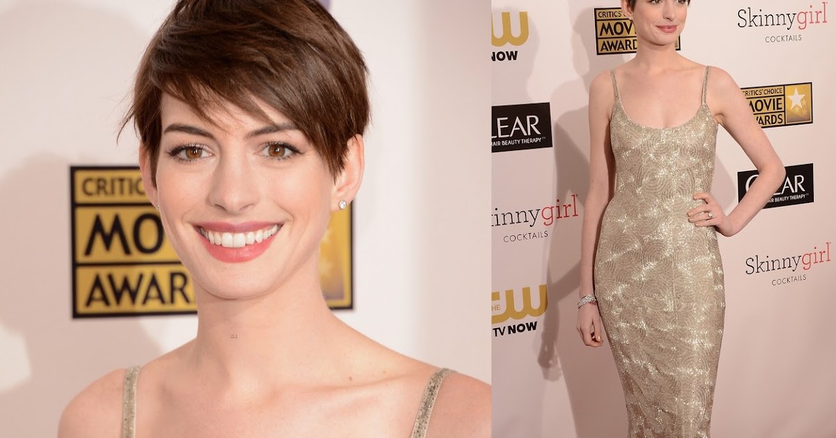 ScarletStiletto: Anne Hathaway in Oscar de la Renta - 2013 Critics