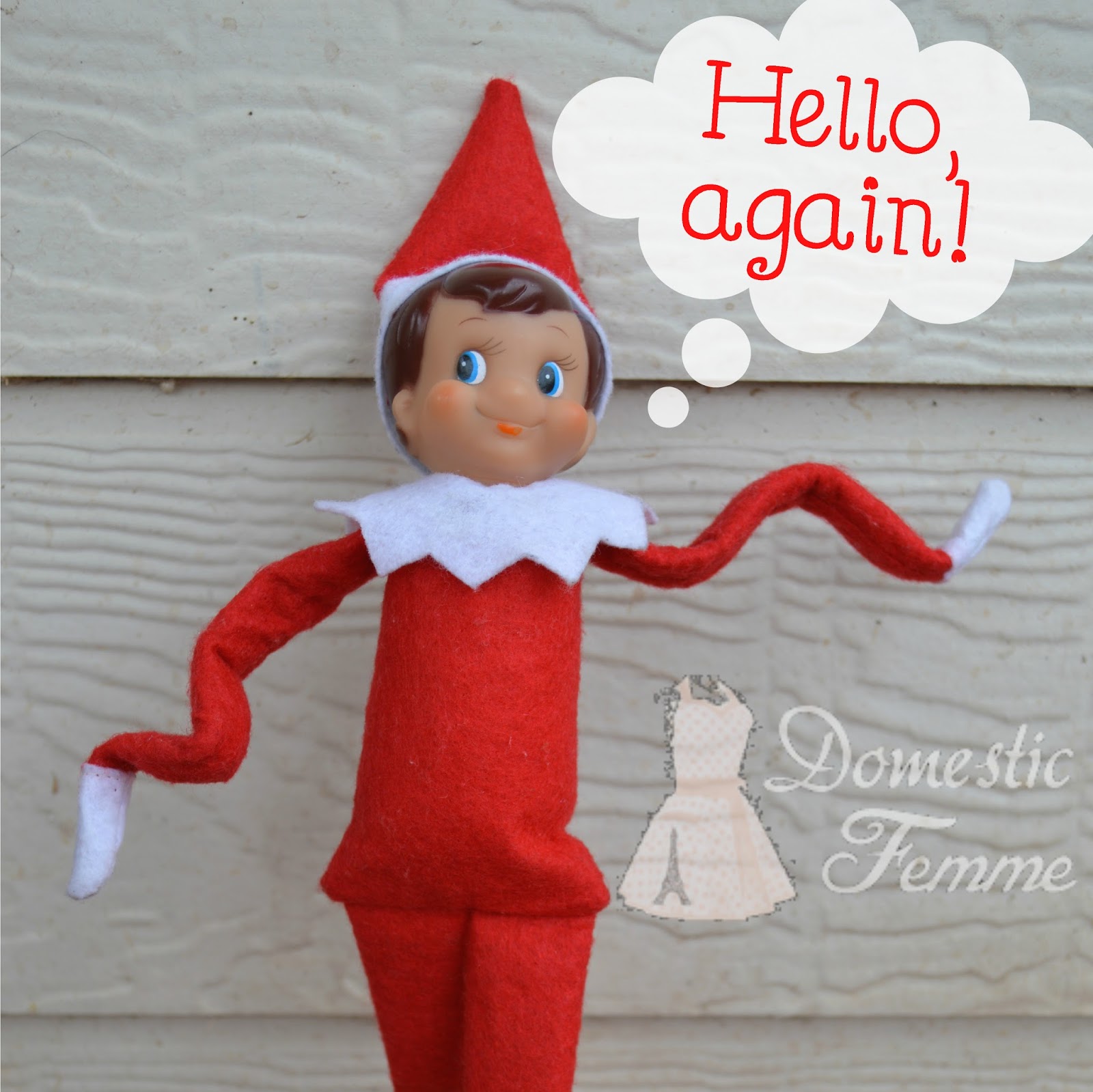 Domestic Femme Elf On The Shelf 2015 Calendar With Free