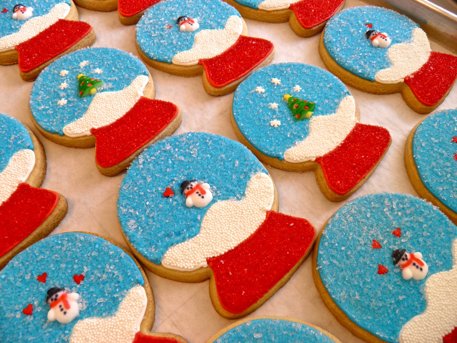From Captain's Daughter to Army Mom Snow Globe Cookies
