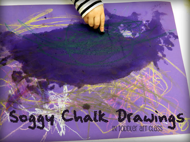 http://librarymakers.blogspot.com/2012/10/toddler-art-soggy-chalk-drawings.html