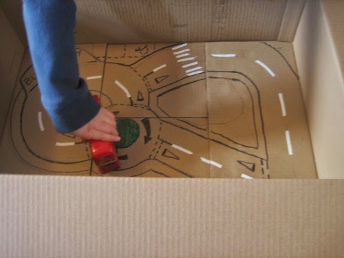 Make a Cardboard City - Our Handmade Home