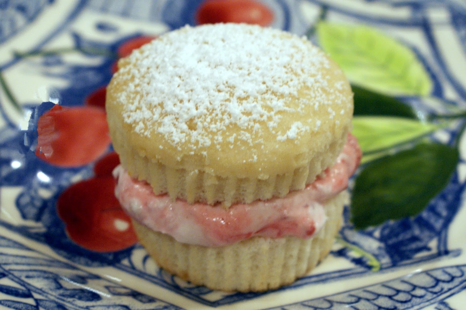 The Baker's Mann Raspberry Cream Cupcakes
