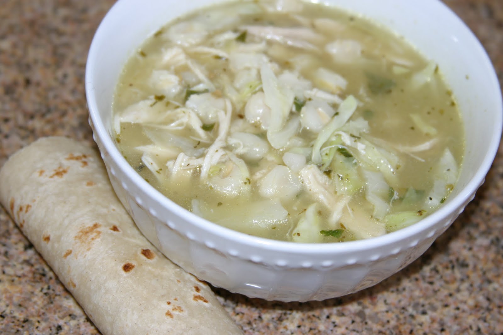 The Joy's of Kitchen Creations Chicken Posole Verde