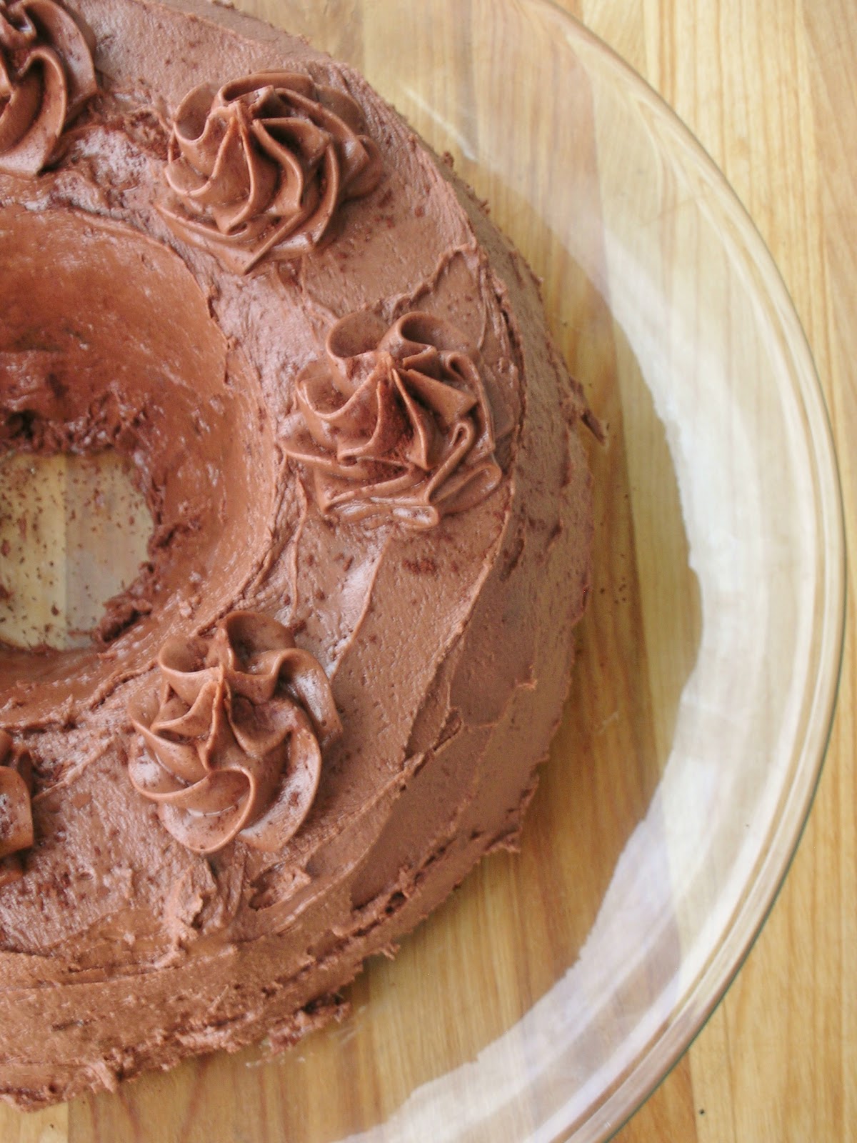 Basil Green Tomato Chocolate Cake with Mocha Frosting