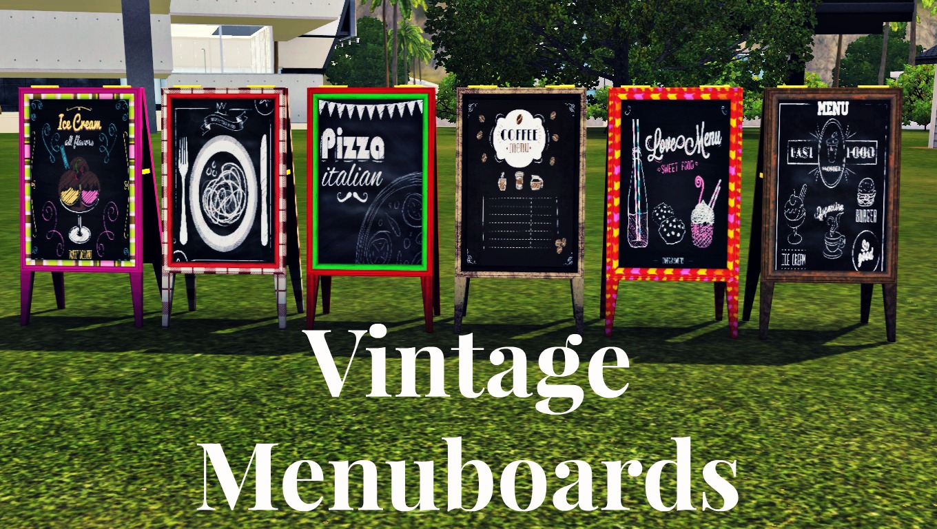 Vintage Menu Boards 103