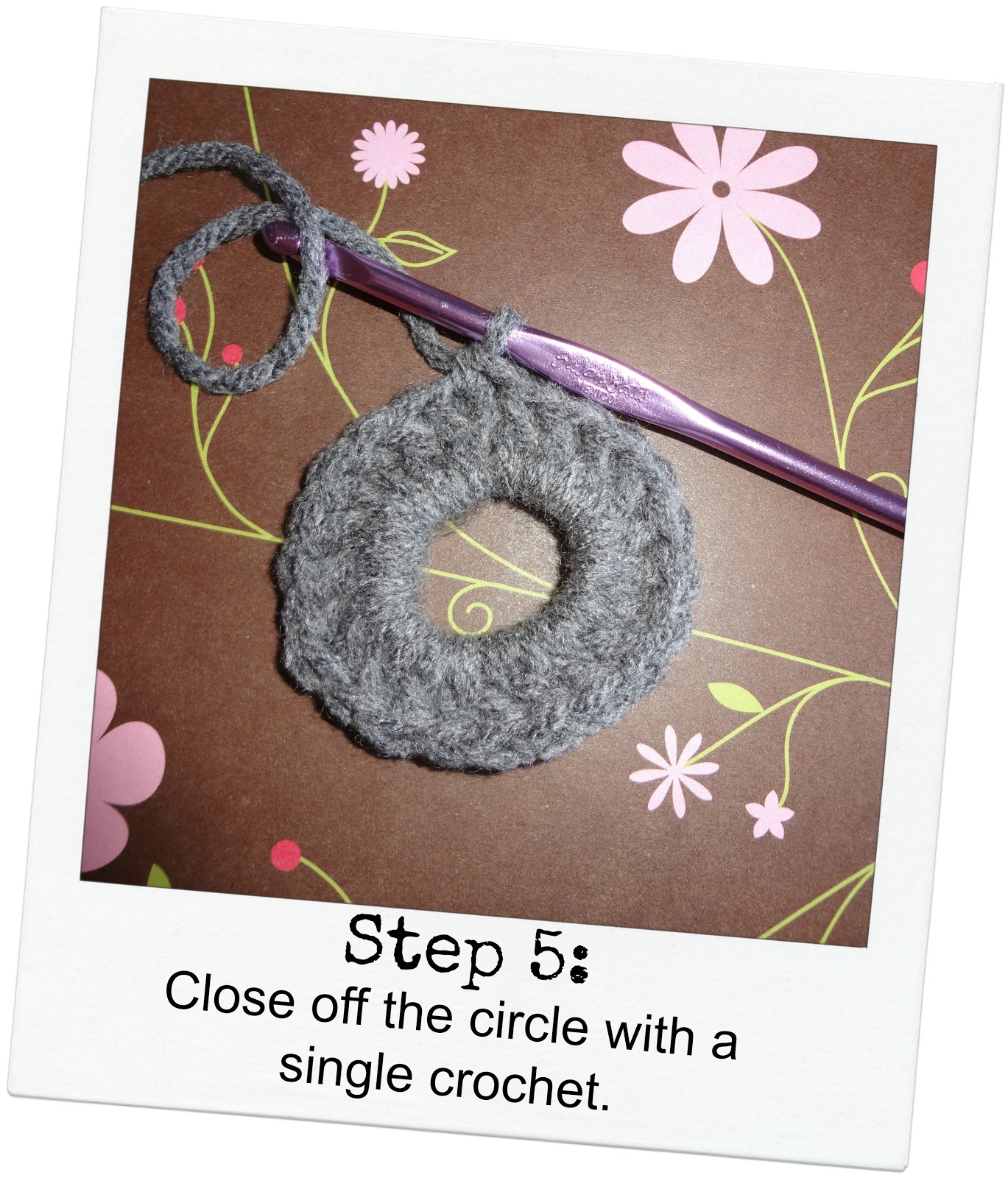 Crafty Night Owls Yarn Flower Tutorial