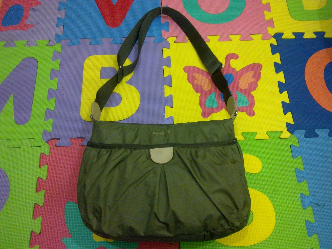 Lucky Quality Bag Agnes B Canvas Sling Bag