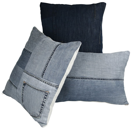 Pudebetræk - vintage denim © House of Bæk & Kvist www.houseofbk.com